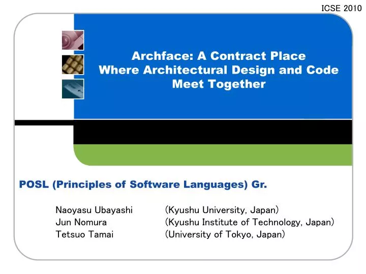 archface a contract place where architectural design and code meet together