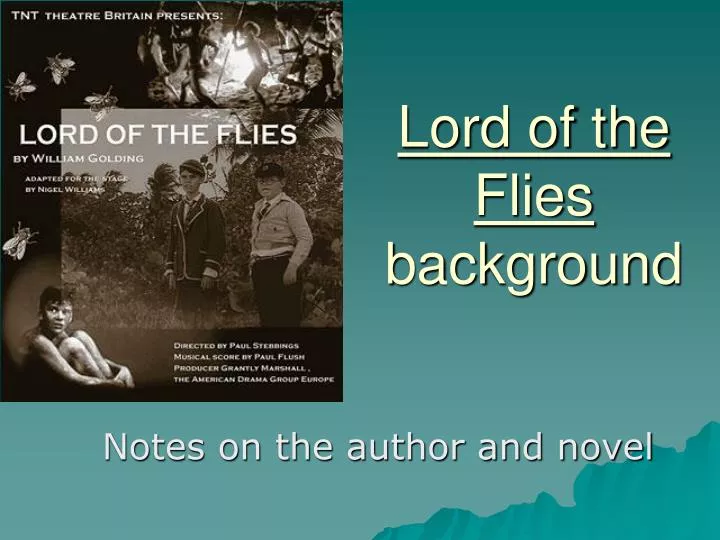 lord of the flies background