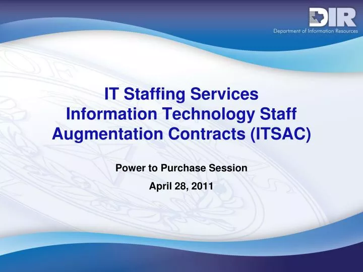 it staffing services information technology staff augmentation contracts itsac