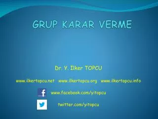 grup karar verme
