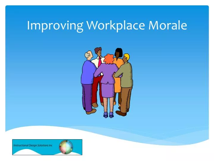 improving workplace morale