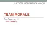 TEAM MORALE - slide 1