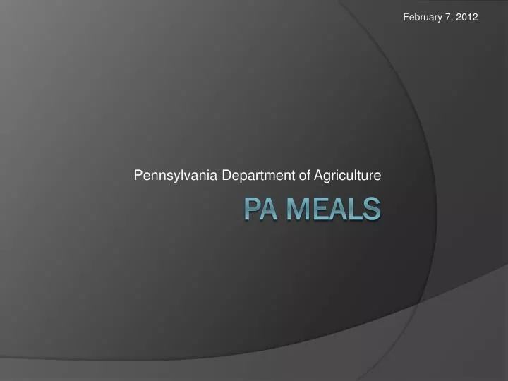 pennsylvania department of agriculture