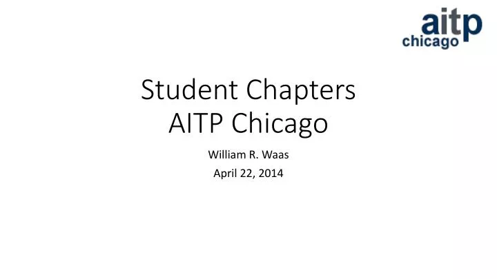student chapters aitp chicago
