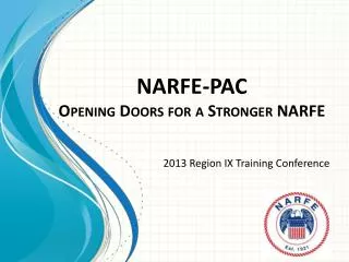 NARFE-PAC Opening Doors for a Stronger NARFE