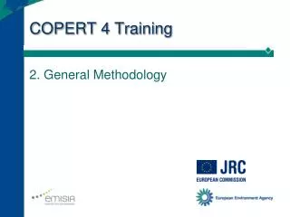 COPERT 4 Training