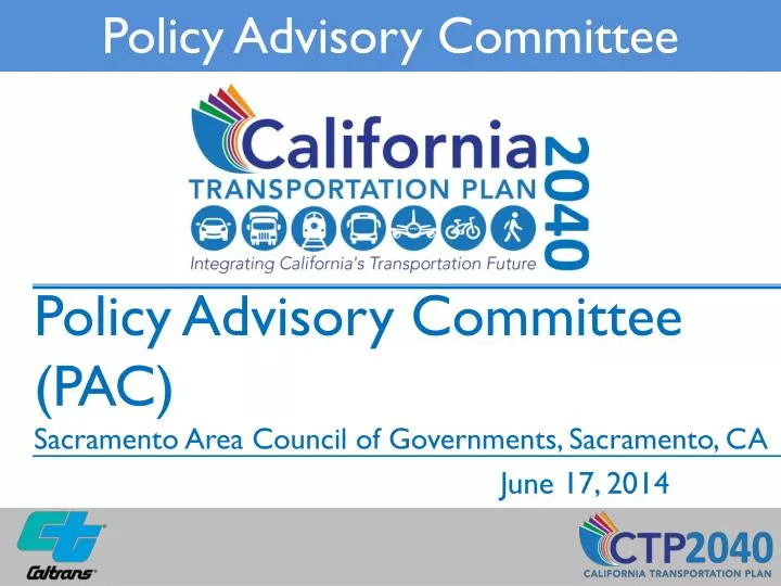 policy advisory committee pac sacramento area council of governments sacramento ca june 17 2014