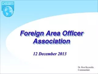 Foreign Area Officer Association