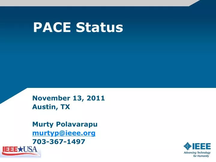 pace status