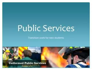 Public Services