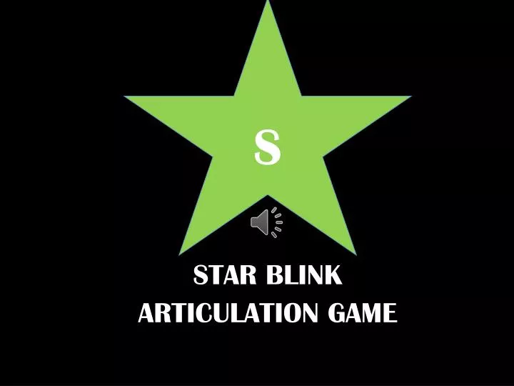 star blink articulation game