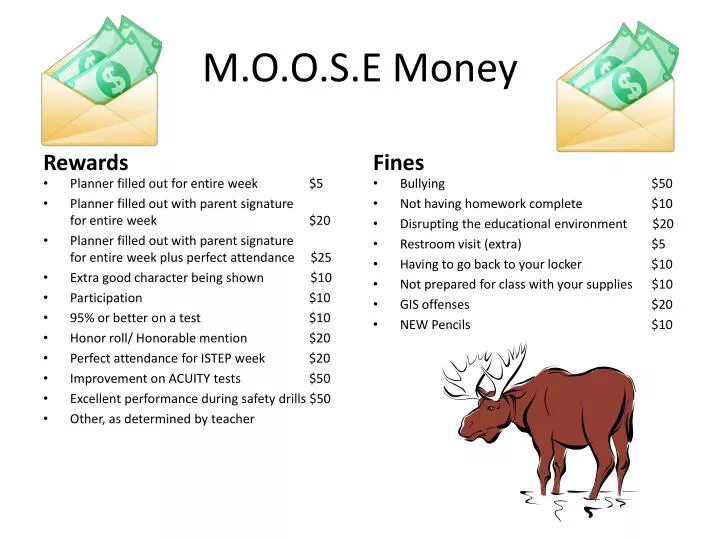 m o o s e money