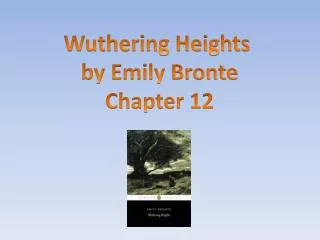 Wuthering Heights by Emily Bronte Chapter 12