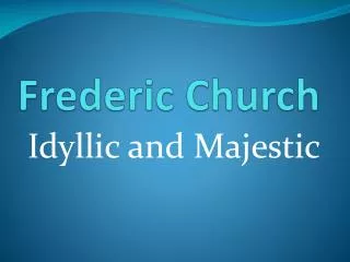 Frederic Church