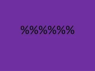 %%%%%%