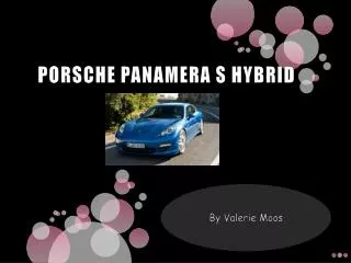 Porsche Panamera S Hybrid