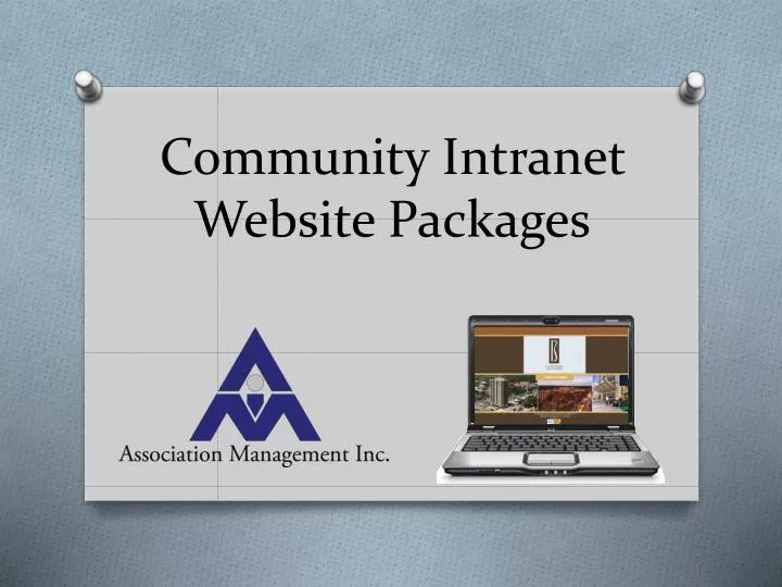 community intranet website packages