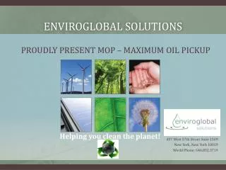 ENVIROGLOBAL SOLUTIONS