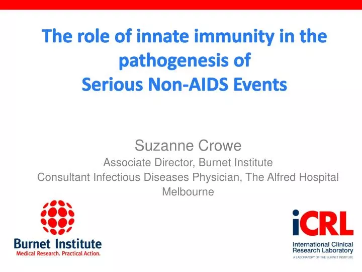 the role of innate immunity in the pathogenesis of serious non aids events