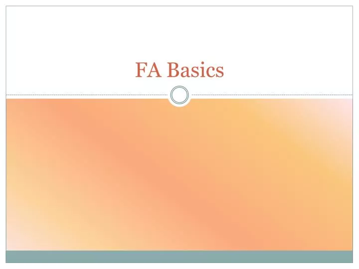 fa basics