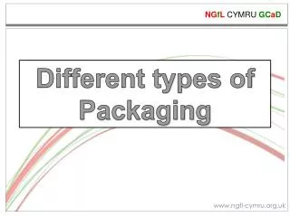 Different types of Packaging