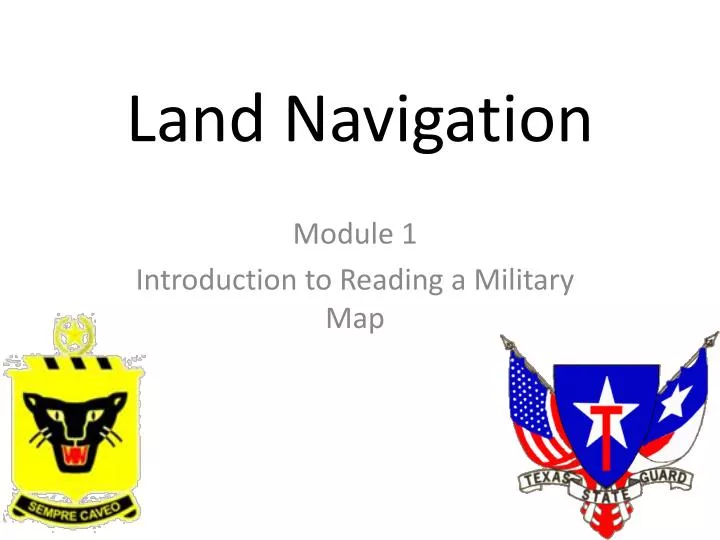 PPT - Land Navigation PowerPoint Presentation, Free Download - ID:2671816