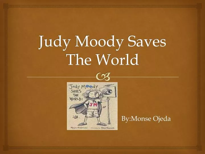 judy moody saves the world