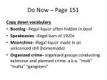 The Impact of Prohibition and Social Change in the 1920s - slide 1