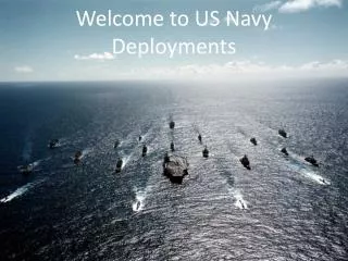 Welcome to US Navy Deployments