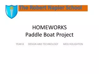 HOMEWORKS Paddle Boat Project