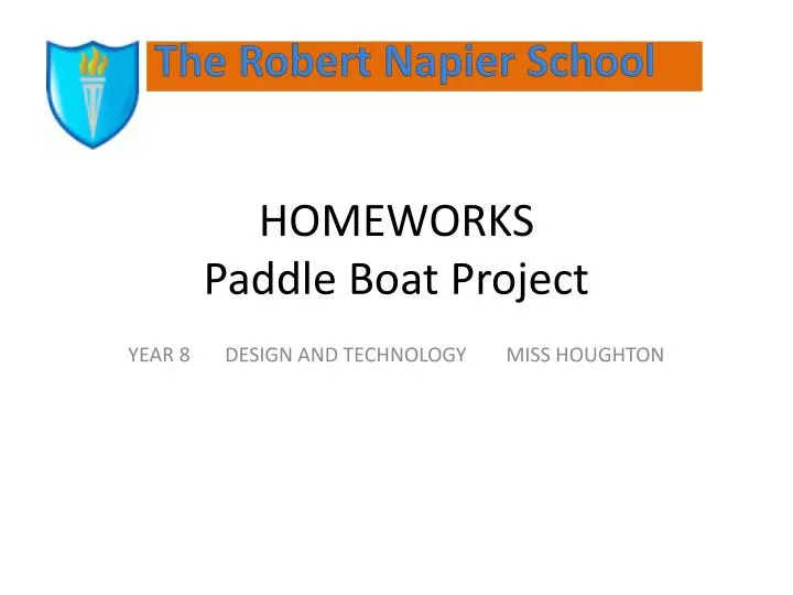 homeworks paddle boat project