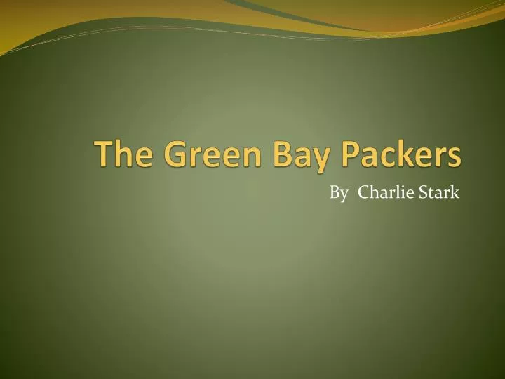 the green bay packers