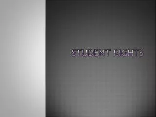 Student Rights