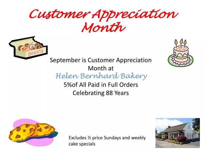 customer appreciation month
