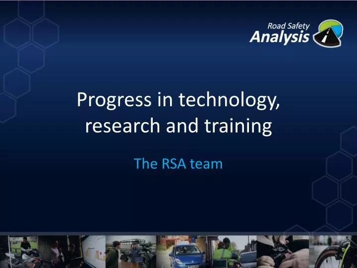 progress in technology research and training
