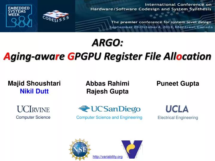 argo a ging awa r e g pgpu register file all o cation