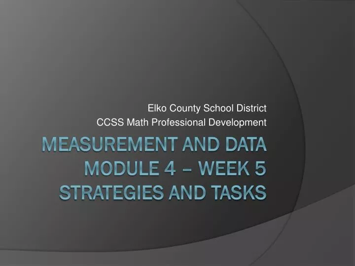 elko county school district ccss math professional development