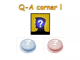 Q-A corner !