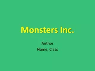 monsters inc
