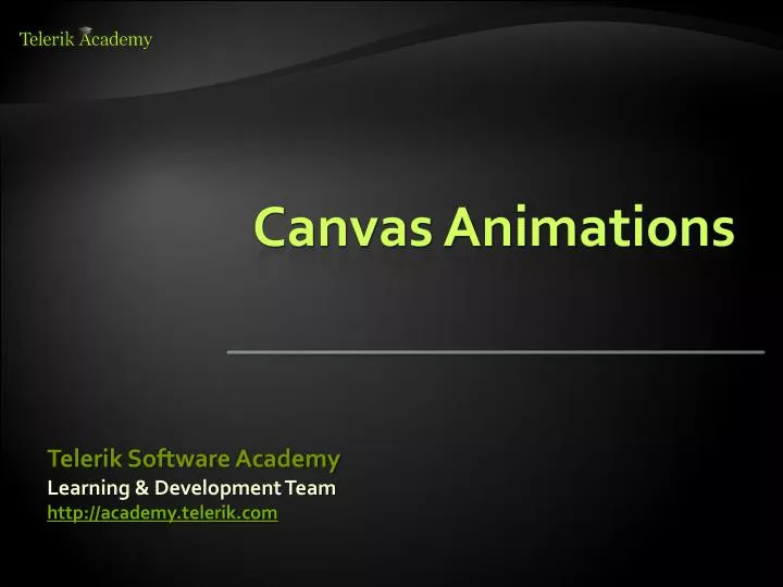 canvas animations