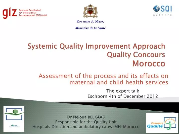 systemic quality improvement approach quality concours morocco