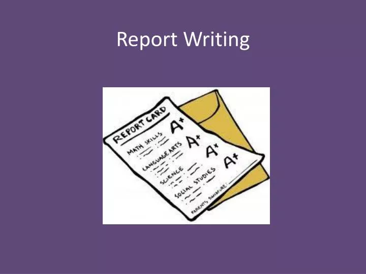 report writing