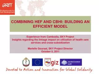 COMBINING HEF AND CBHI: BUILDING AN EFFICIENT MODEL