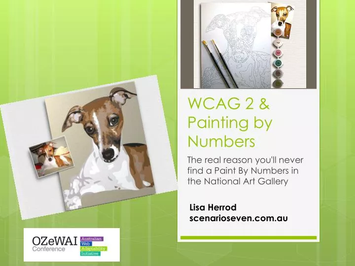 wcag 2 painting by numbers