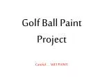 Golf Ball Paint Project - slide 1