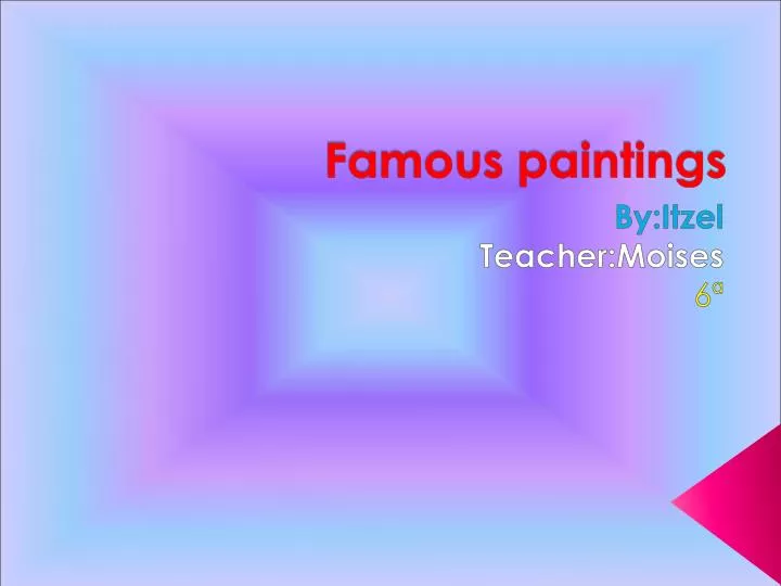 famous paintings