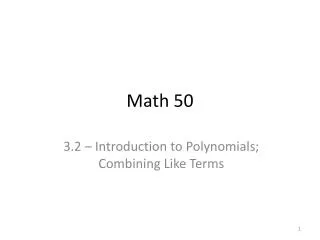 Math 50