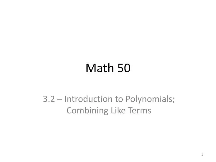 math 50