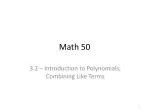 Math 50 - slide 1