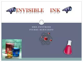 Invisible ink